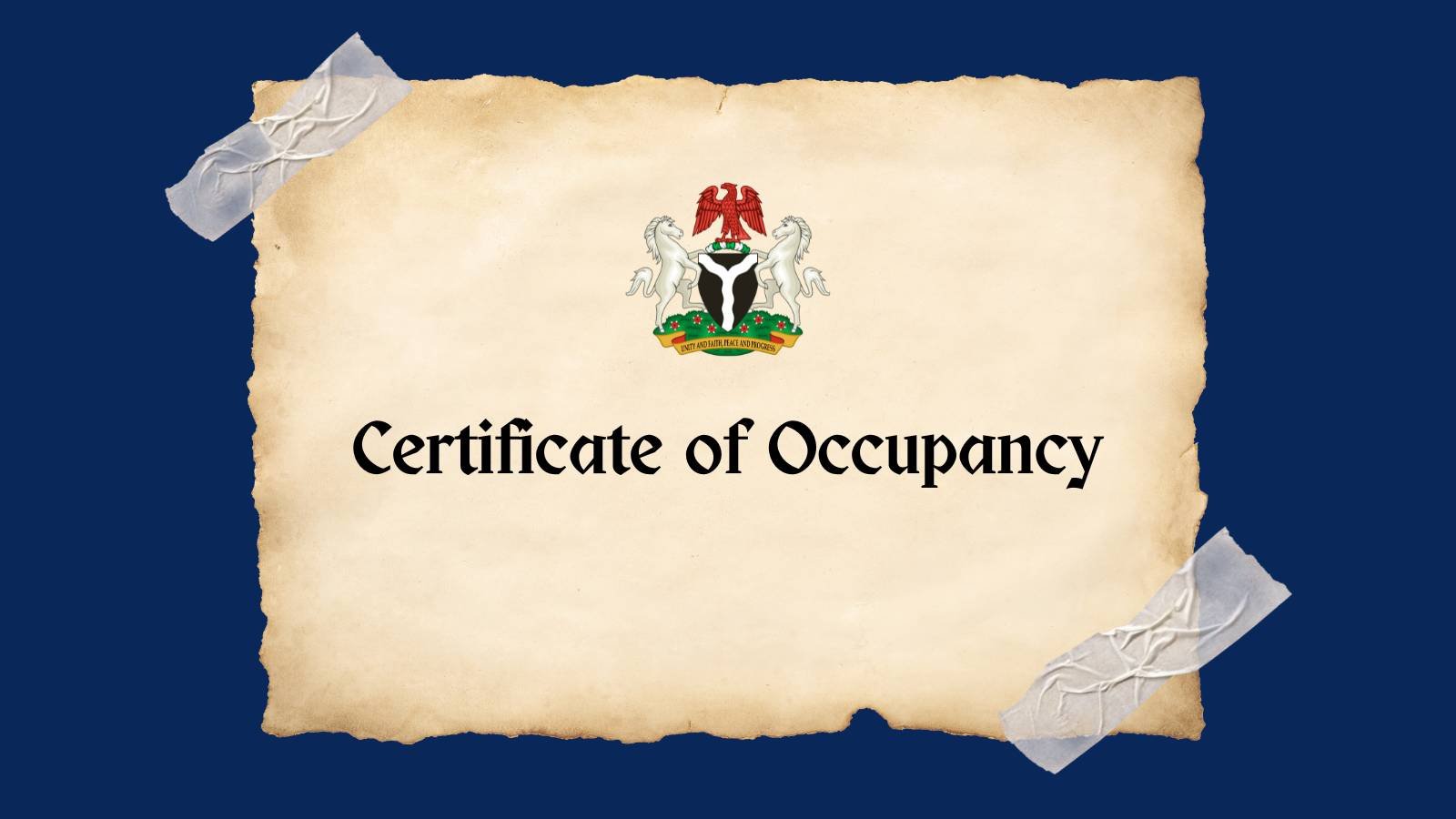 Procedure for Obtaining a Certificate of Occupancy in Uyo